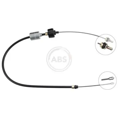Cable de accionamiento, accionamiento del embrague A.B.S. K23760 De Moda